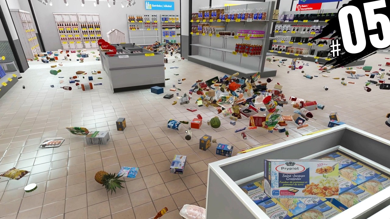 Tiefkühlessen ist der HORROR - Supermarket Chaos 4K Gameplay