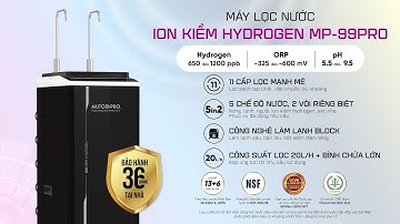 Máy Lọc Nước Nóng Lạnh Nguội Ion Kiềm Hydrogen Mutosi Pro MP-99PRO