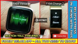 fitbit charge 3 relax