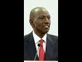 🇰🇪 Kenya : le président Ruto se moque de l’anglais des Nigérians.