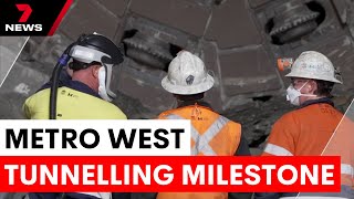 Tunnel boring machines reach Parramatta in major Metro West milestone | 7NEWS