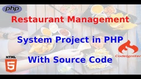 restaurant management system project in php in hindi with source code  | Part 58
