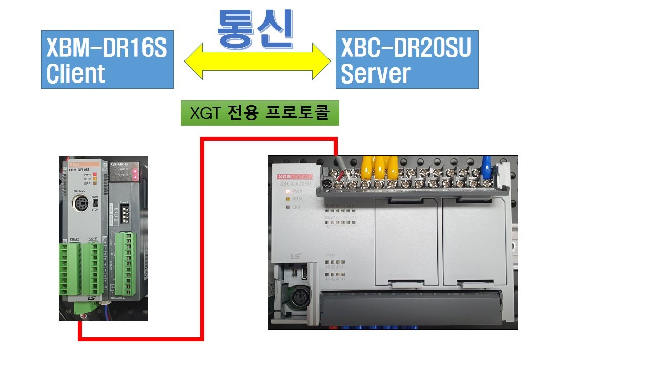 LS XGB서버 - XBM 클라이언트 LS전용프로토콜 통신
