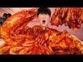 ENG SUB)Hot Spicy Mara Assorted Mushrooms Seafood Boil Eat Mukbang🔥Korean ASMR 후니 Hoony Eatingsound