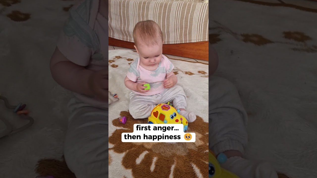 When Baby Starts Playing By Herself 🥹 #baby #dad #dadlife #family #parenting