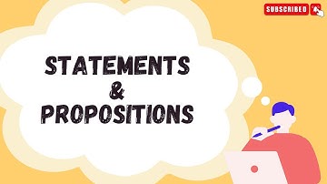 Statements and Propositions | Mathematical Logic Full Course | #mathtricks #mathematicallogic