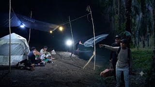 SO MUCH FUN!! Camping near the village, net fishing, crossing the river, and harvesting ferns for...