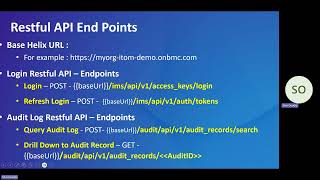 Helix Portal Audit Log - Restful API Integration