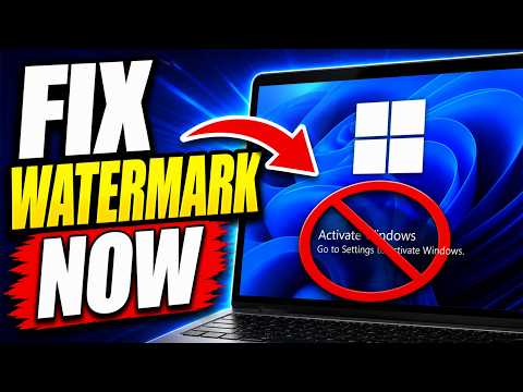 How To Permanently Remove Activate Windows Watermark (Go To Settings to Activate Windows Fix)