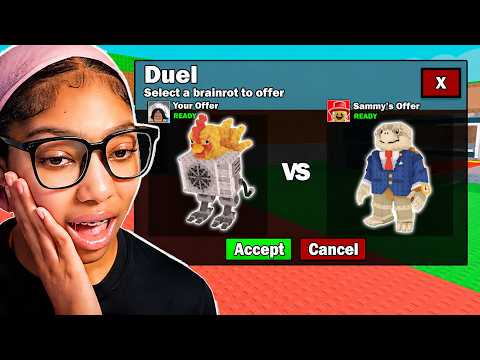 I Sent DUELS in The NEW TRADING PLAZA! (Steal a Brainrot)
