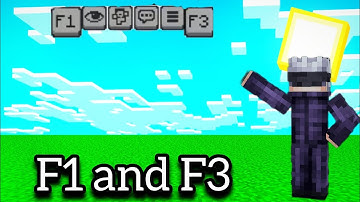 🔥I FOUND F1 AND F3 BUTTON MOD FOR MINECRAFT POCKET EDITION 