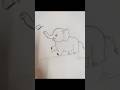 Cute elephant playing with 🦋☺#@Artilave #Lavanya Takle# beginners.