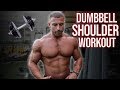 Shoulder Routine Using ONLY Dumbbells | Home Workout