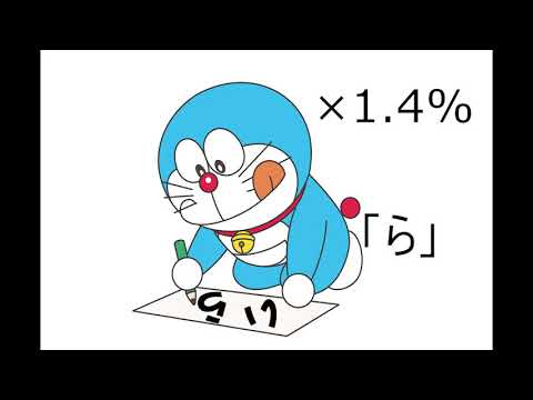 【加速vs減速】「い」で加速し、「ら」で減速する夢をかなえてドラえもん