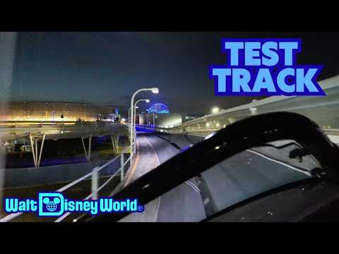 Test Track Night POV (4K) — Full High‑Speed Ride at EPCOT