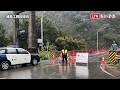 巴威風強雨驟！南投台14線「落石雨」狂炸 提前封路成功躲劫