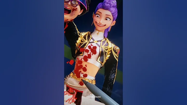 RUMI KIILED A FAN!?🤫 #shorts #art #kpopdemonhunters