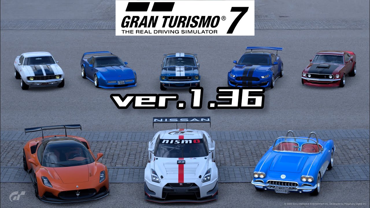 コールオブデューティとグランツーリスモ7 グランツーリスモ® 7 Update ver.1.36 - YouTube