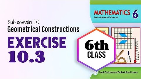 Class 6 math Exercise 10.3 | Class 6 Maths Chapter 10 Exercise 10.3 | 6th Class math Ex 10.3