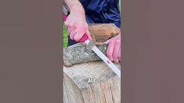 You Won’t Believe How Sharp This Folding Saw Is! 🔥