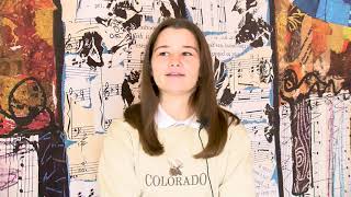 Morgan O'Neill participates in a masterclass with Broadway's Leslie Kritzer