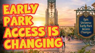 Famous Epic Universe Changes Early Entry | Will It Help Fix Morning Crowds? Profile