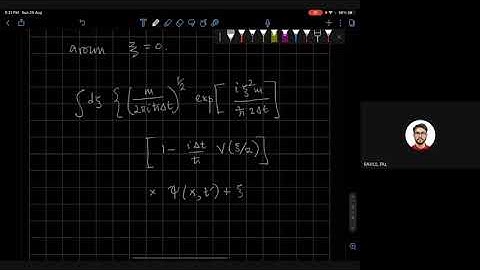 QM III L19V3: The Schrödinger Equation from the Path Integral