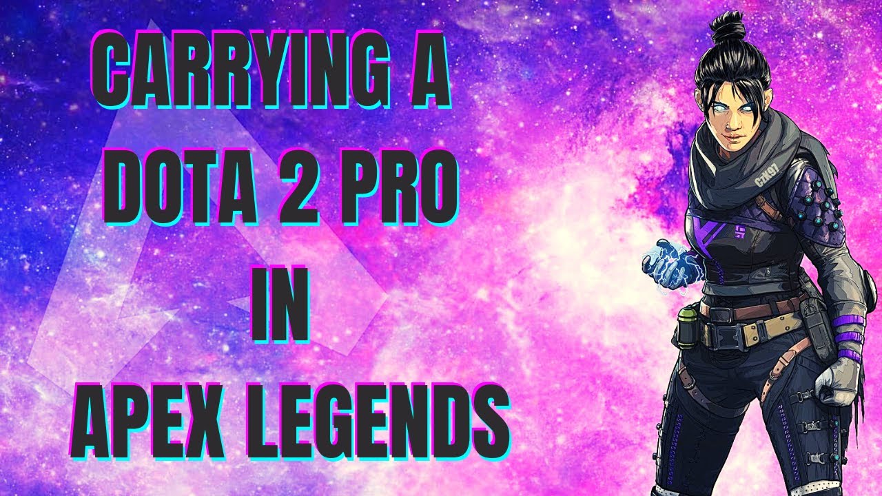 CARRYING DOTA 2 PRO IN APEX LEGENDS!! | RE 45 AND FLATLINE OP | FLY1NG D4GGER
