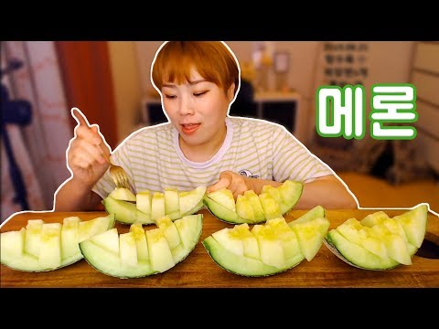 과즙팡팡 메론으로 후식먹방~! 190821/Mukbang, eating show