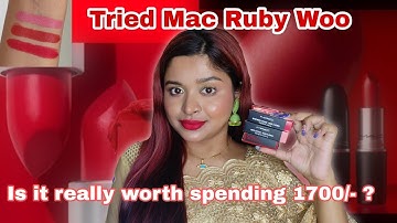 Mac Retro Matte lipstick Swatches With & Without Makeup || Natural Light swatches|| Shilpa Kar