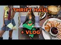 NYC Fall Thrift Haul! Thanksgiving weekend vlog