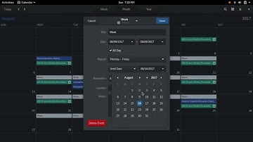 Create recurring events with ease in GNOME Calendar