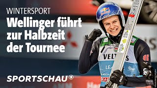 Lanišek siegt vor Kobayashi und Wellinger in Garmisch, Vierschanzentournee Highlights | Sportschau
