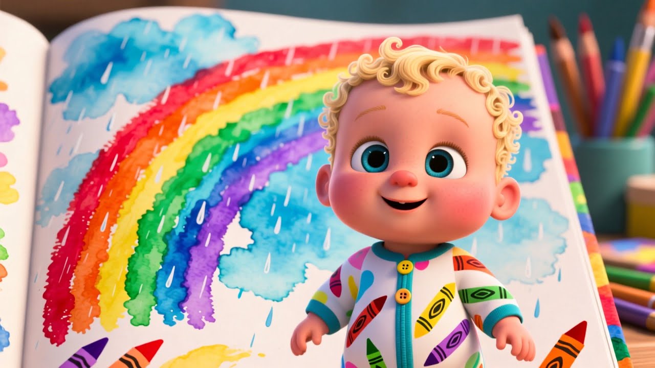 Coloring Book Fun With Baby 🖍️🎨 Fun Kids Song | Toddler Learning & Creativity