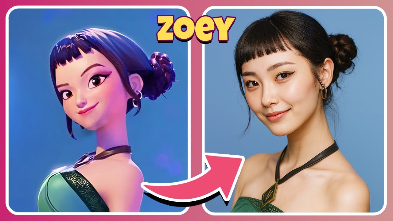 K-Pop Demon Hunters in REAL LIFE 💙🎤 + Find the ODD KPop Demon Hunters | Rumi, Mira, Zoey