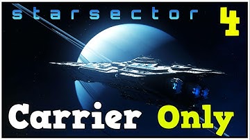 We Destroy A Hidden Pirate Base - Starsector Carrier Only Let