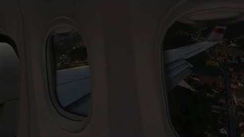 Salzburg (LOWS) Approach and Landing