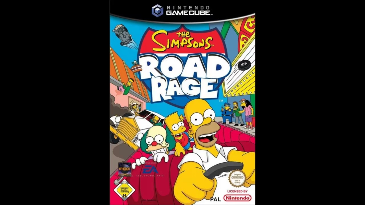 The Simpsons; Road Rage PS2, Xbox, GCN + GBA OST - YouTube