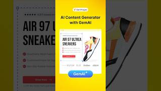 AI Content Generator with GemAI | v7 New Editor | GemPages