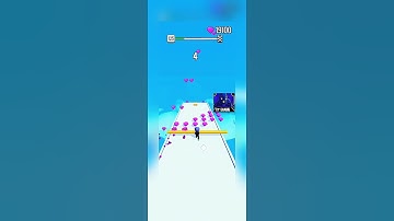 Roof Rails 125 level game play #shorts #gameplay #shortsfeed