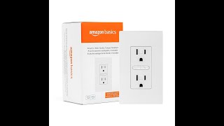 Amazon Basics Smart In Wall Outlet Review and Installation Guide