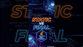 How Static and Final Work in Java #coding #java