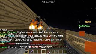 Minebuilders RustV2 OP WAR Anthrax VS Premium