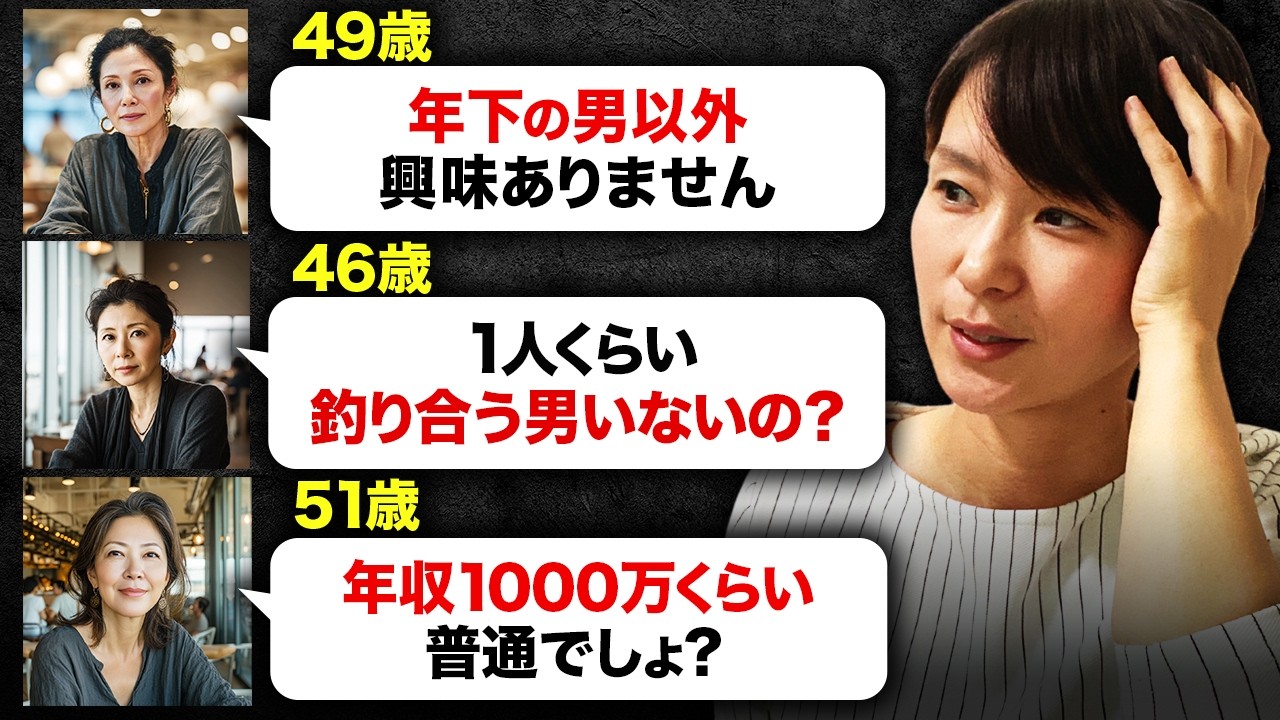 【絶望】私が過去一衝撃を受けた40〜50代婚活女性の“ありえない勘違い発言”がこちらです…