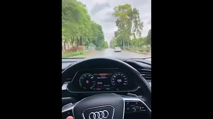 Audi E-Tron Speed Test 0-100 In Pakistan| EV Vehicle. #shorts