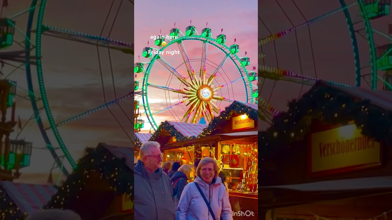 again in Christmas Market Berlin friday night