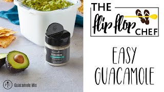 Guacamole using Pampered Chef Avocado Tool & Guacamole Seasoning Mix with The Flip Flop Chef!