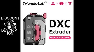 Trianglelab&Phaetus DXC Extruder Without Motor Extrusion Mechanism Kit For CREALITY K1 K1C K1 Max 3D