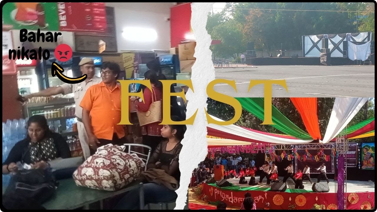 Fest in Delhi University// dyal singh college/ fight🤕❌/ fest❌