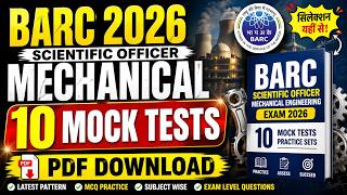 eBook of BARC Scientific Officer Mechanical Engineering Exam 2026 – 10 Mock Te final